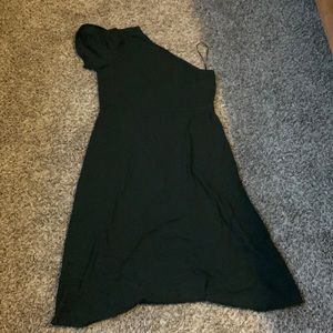 Who What Wear one shoulder dress.